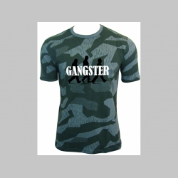 Gangster  nočný maskáč-Nightcamo SPLINTER, pánske tričko 100%bavlna